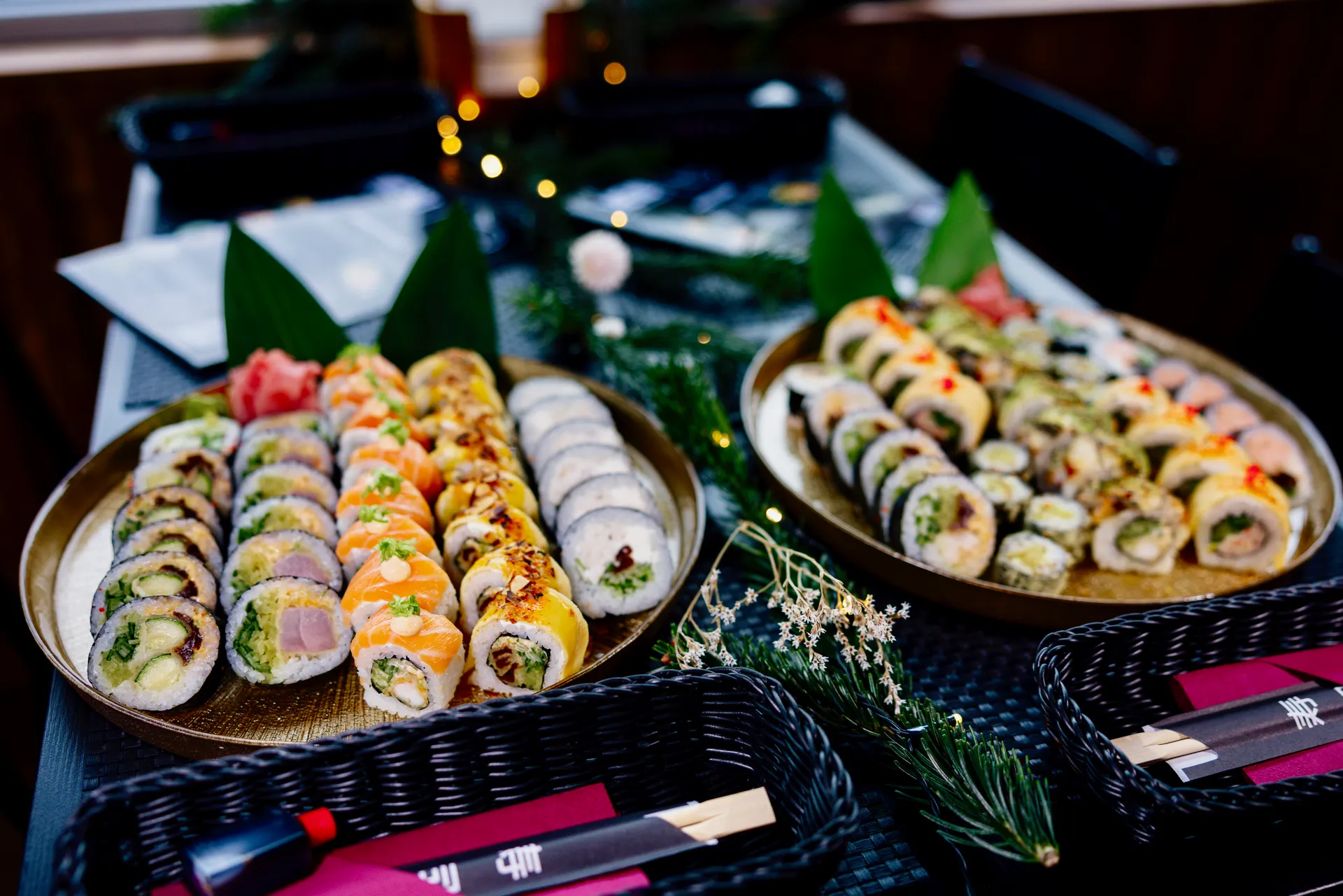 Sushi przygotowywane w Fukuro Sushi